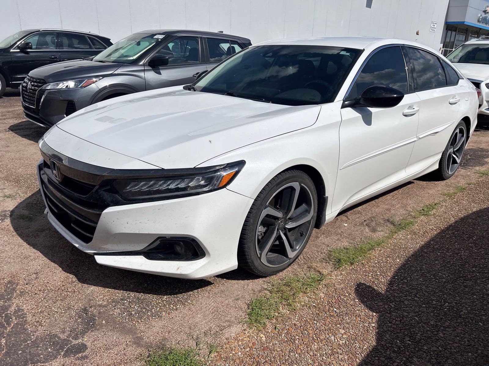 2022 White Honda Accord Sport Special Edition FWD Sedan