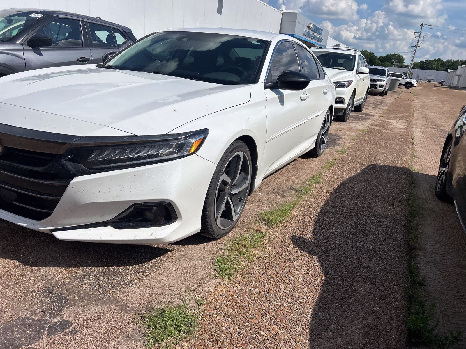 2022 White Honda Accord Sport Special Edition FWD Sedan