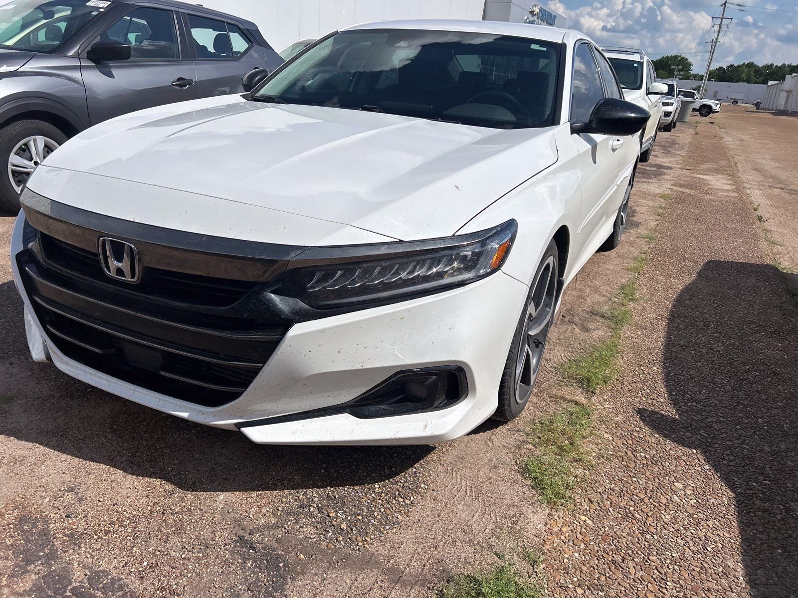 2022 White Honda Accord Sport Special Edition FWD Sedan