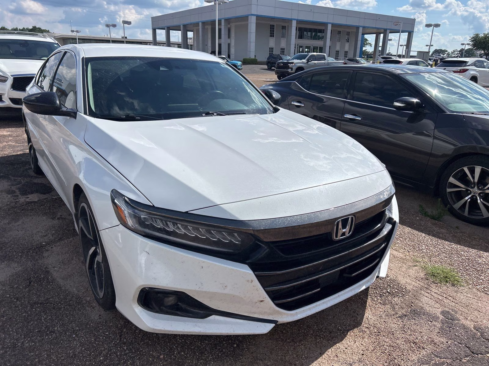 2022 White Honda Accord Sport Special Edition FWD Sedan