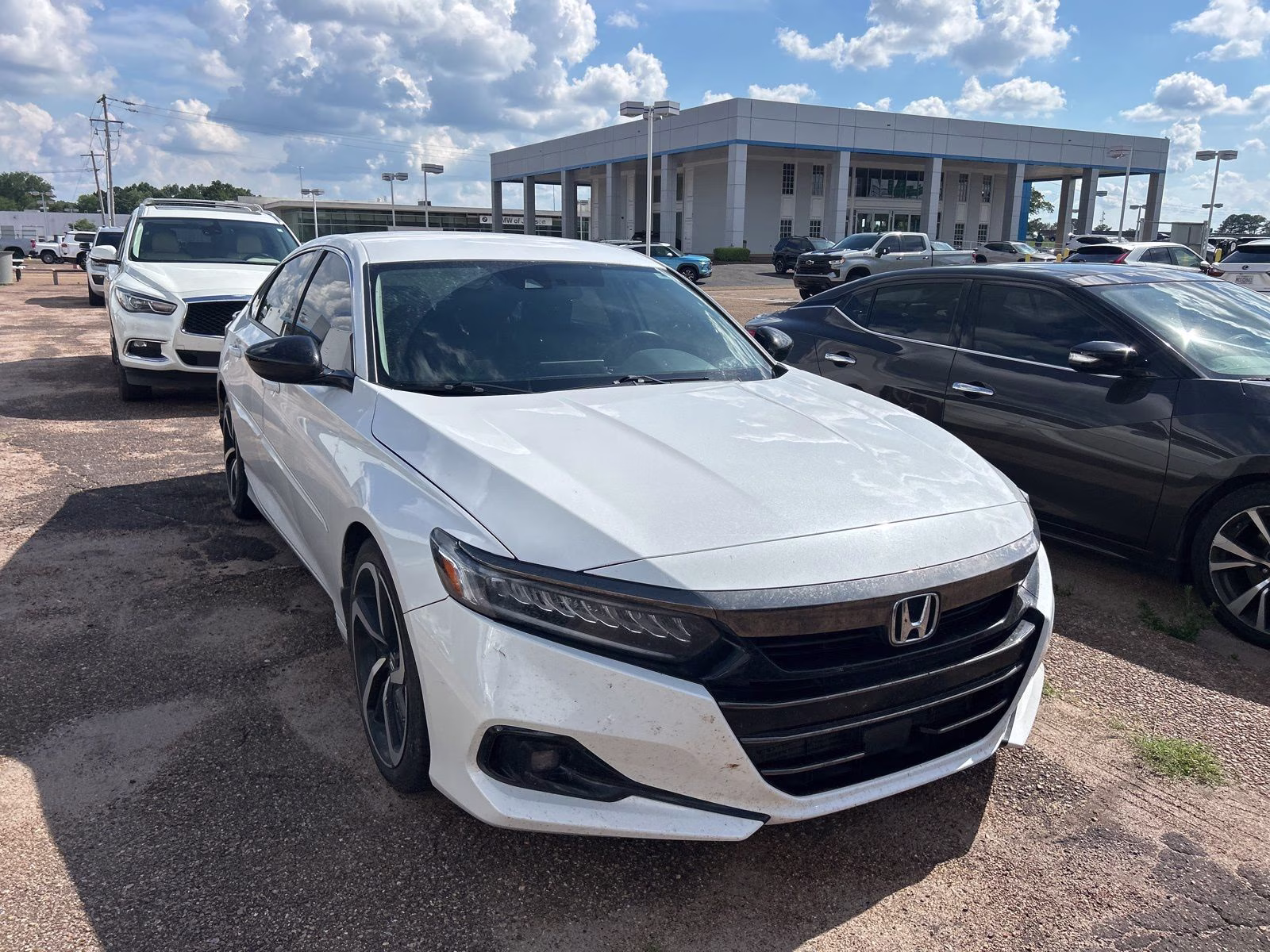 2022 White Honda Accord Sport Special Edition FWD Sedan