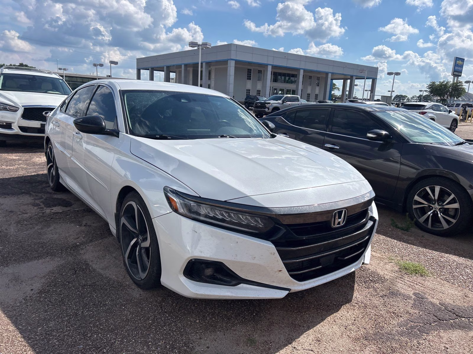 2022 White Honda Accord Sport Special Edition FWD Sedan