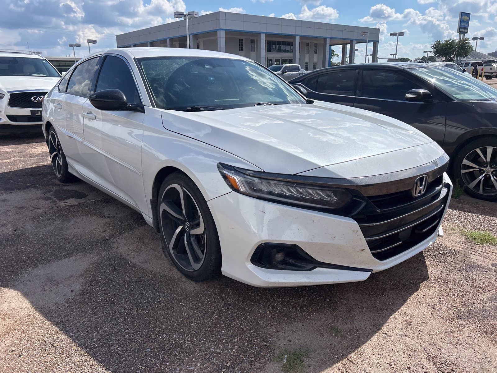 2022 White Honda Accord Sport Special Edition FWD Sedan
