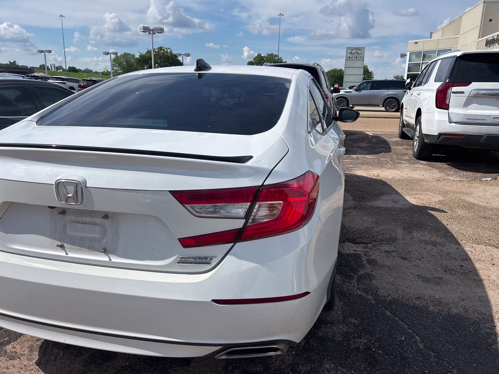 2022 White Honda Accord Sport Special Edition FWD Sedan