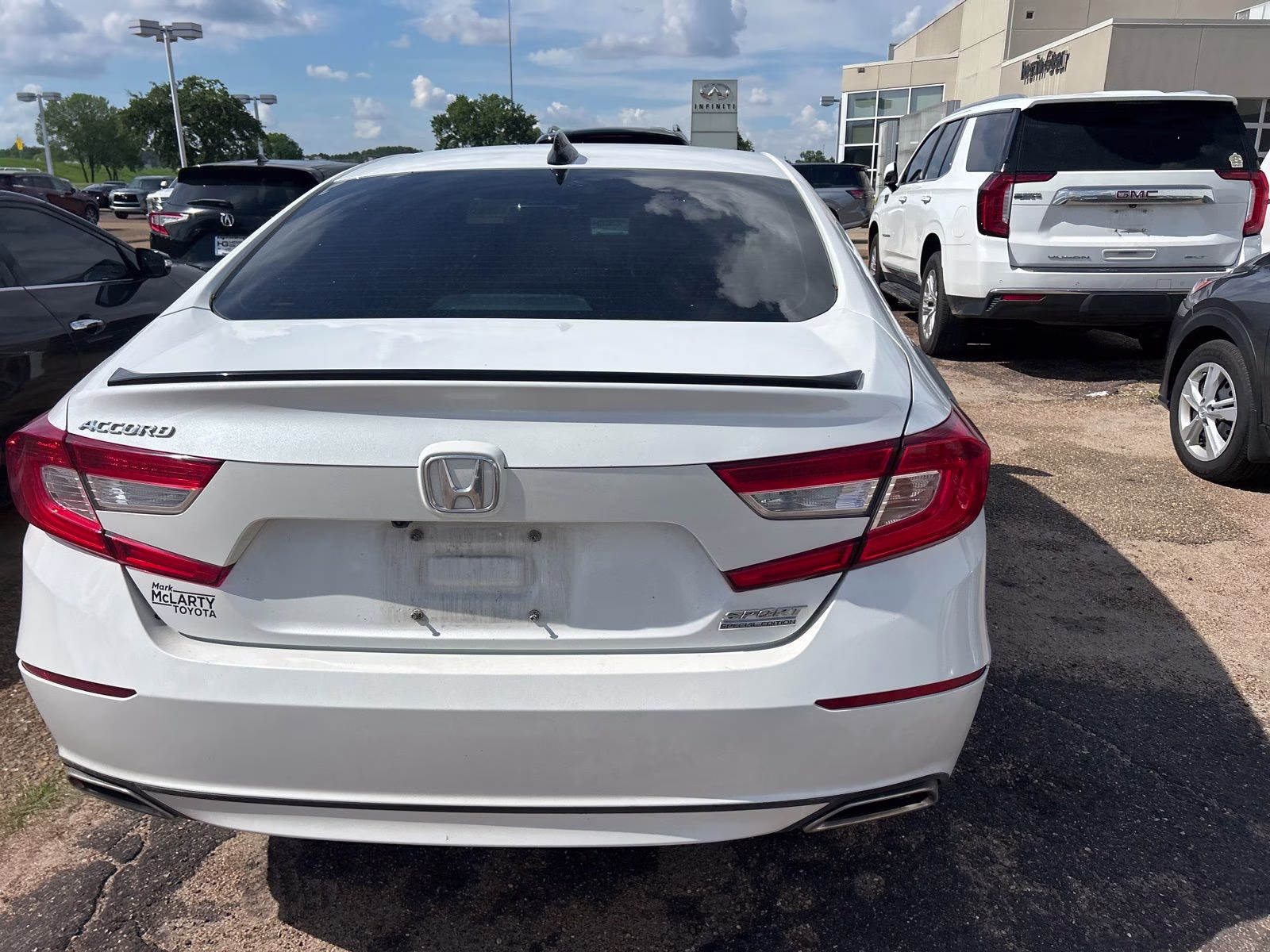 2022 White Honda Accord Sport Special Edition FWD Sedan
