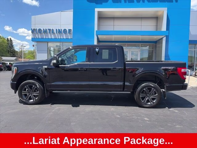 2023 Black Metallic Ford F-150 Lariat 4X4 Truck