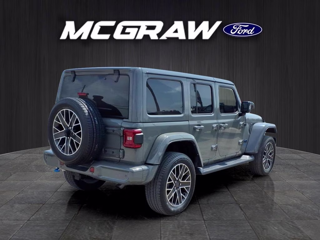 2022 Sting-Gray Clearcoat Jeep Wrangler 4xe Unlimited Sahara High Altitude 4X4 SUV