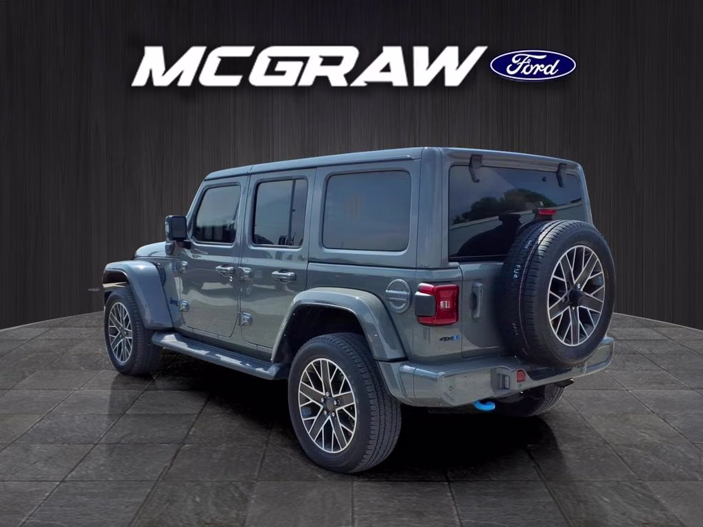 2022 Sting-Gray Clearcoat Jeep Wrangler 4xe Unlimited Sahara High Altitude 4X4 SUV