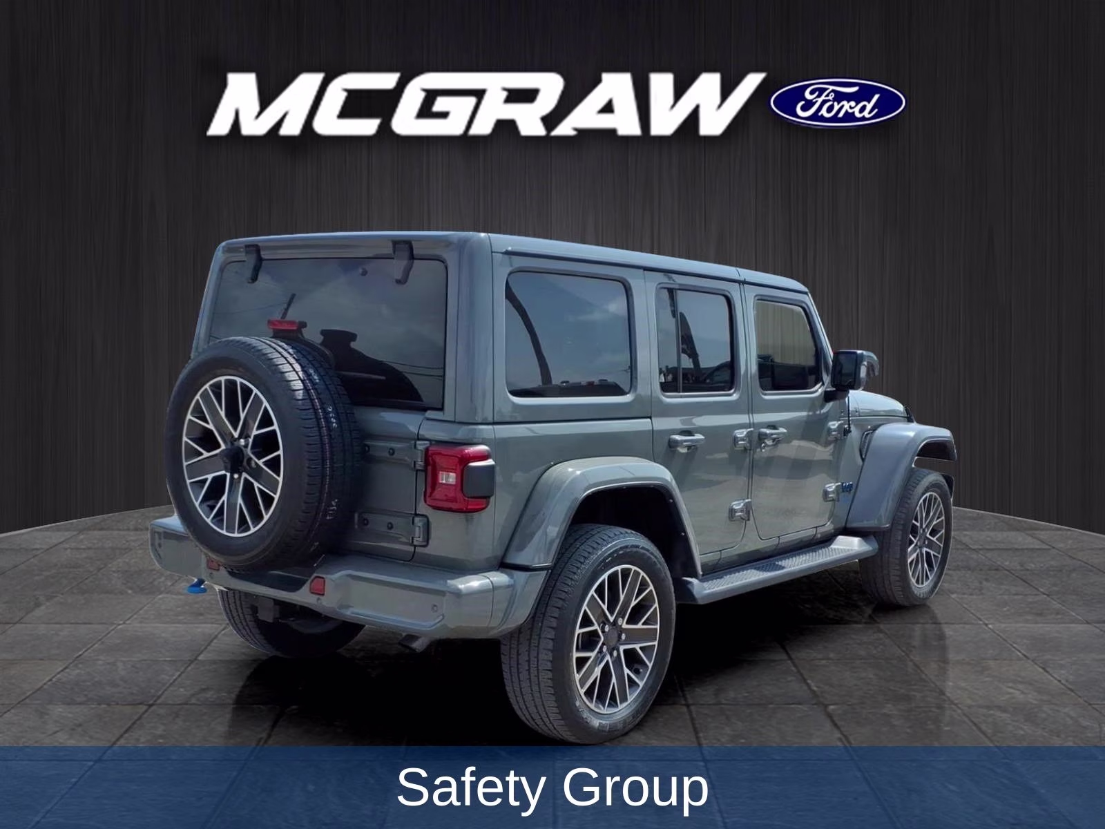 2022 Gray Clearcoat Jeep Wrangler Unlimited Sahara 4xe 4X4 SUV