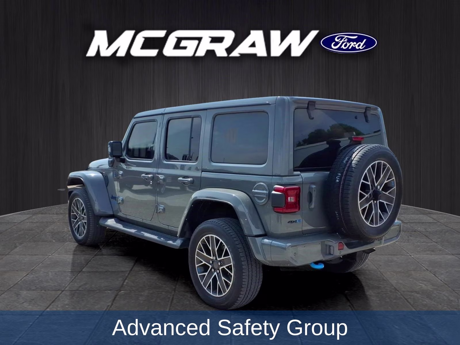 2022 Gray Clearcoat Jeep Wrangler Unlimited Sahara 4xe 4X4 SUV