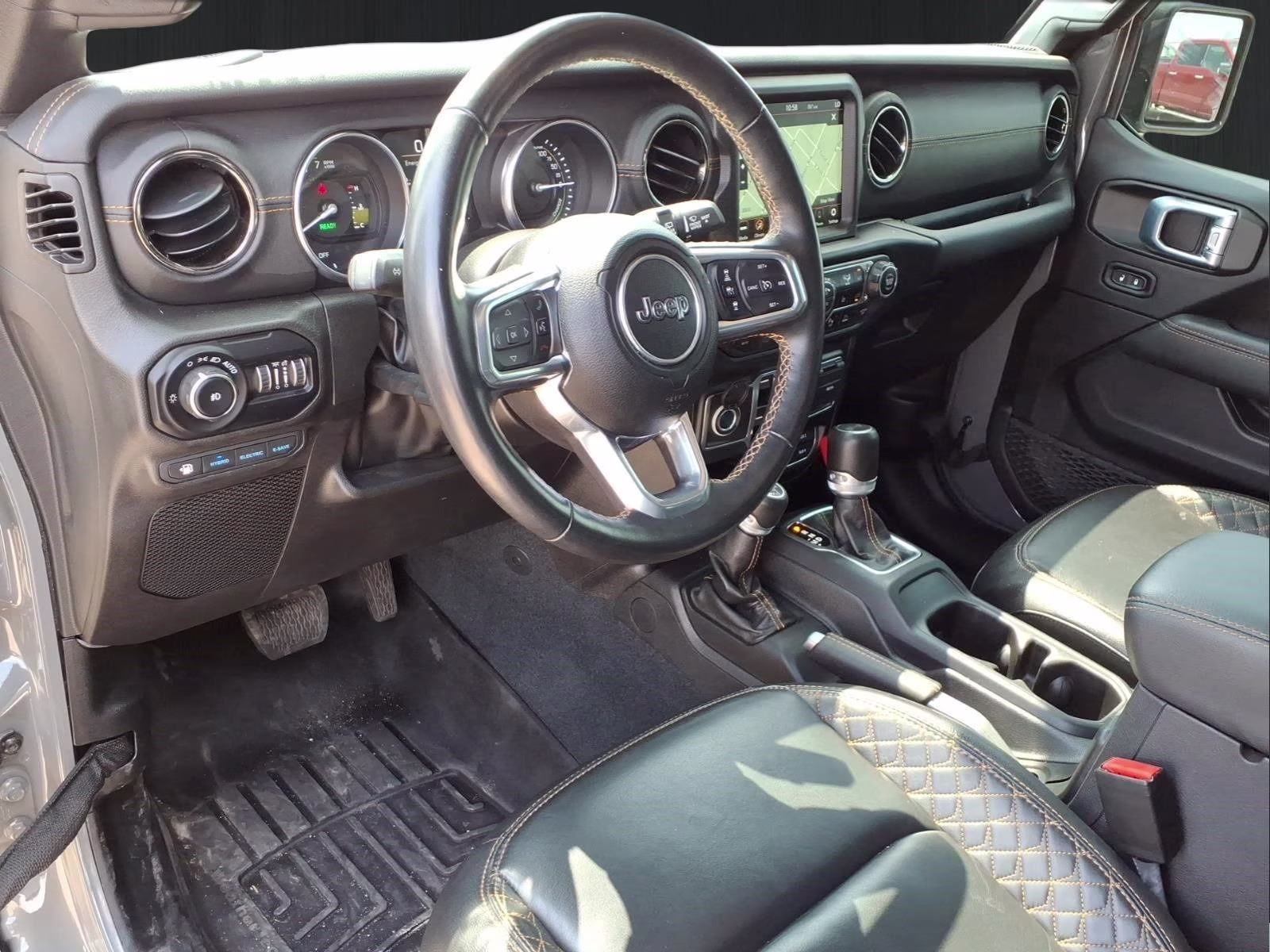 2022 Gray Clearcoat Jeep Wrangler Unlimited Sahara 4xe 4X4 SUV