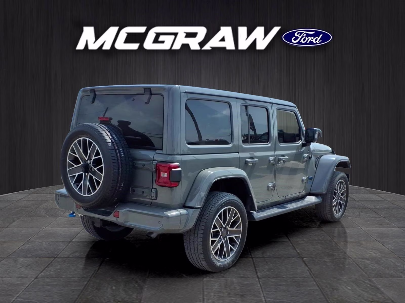 2022 Gray Clearcoat Jeep Wrangler Unlimited Sahara 4xe 4X4 SUV