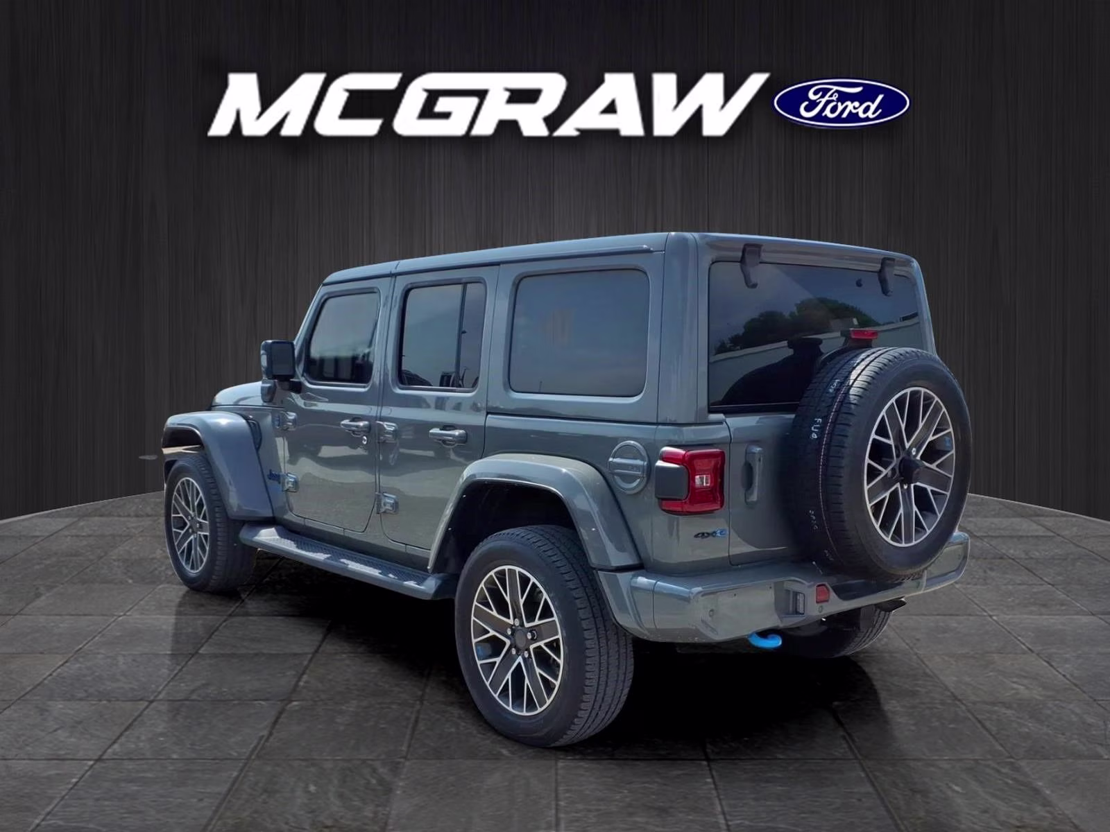 2022 Gray Clearcoat Jeep Wrangler Unlimited Sahara 4xe 4X4 SUV