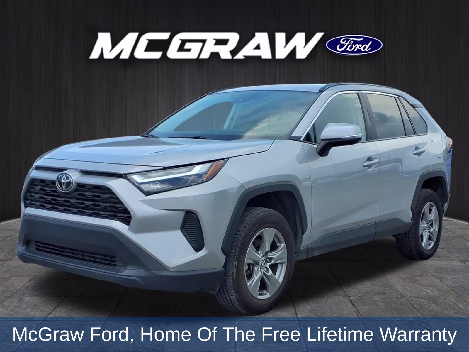 2024 Silver Sky Metallic Toyota RAV4 XLE FWD SUV