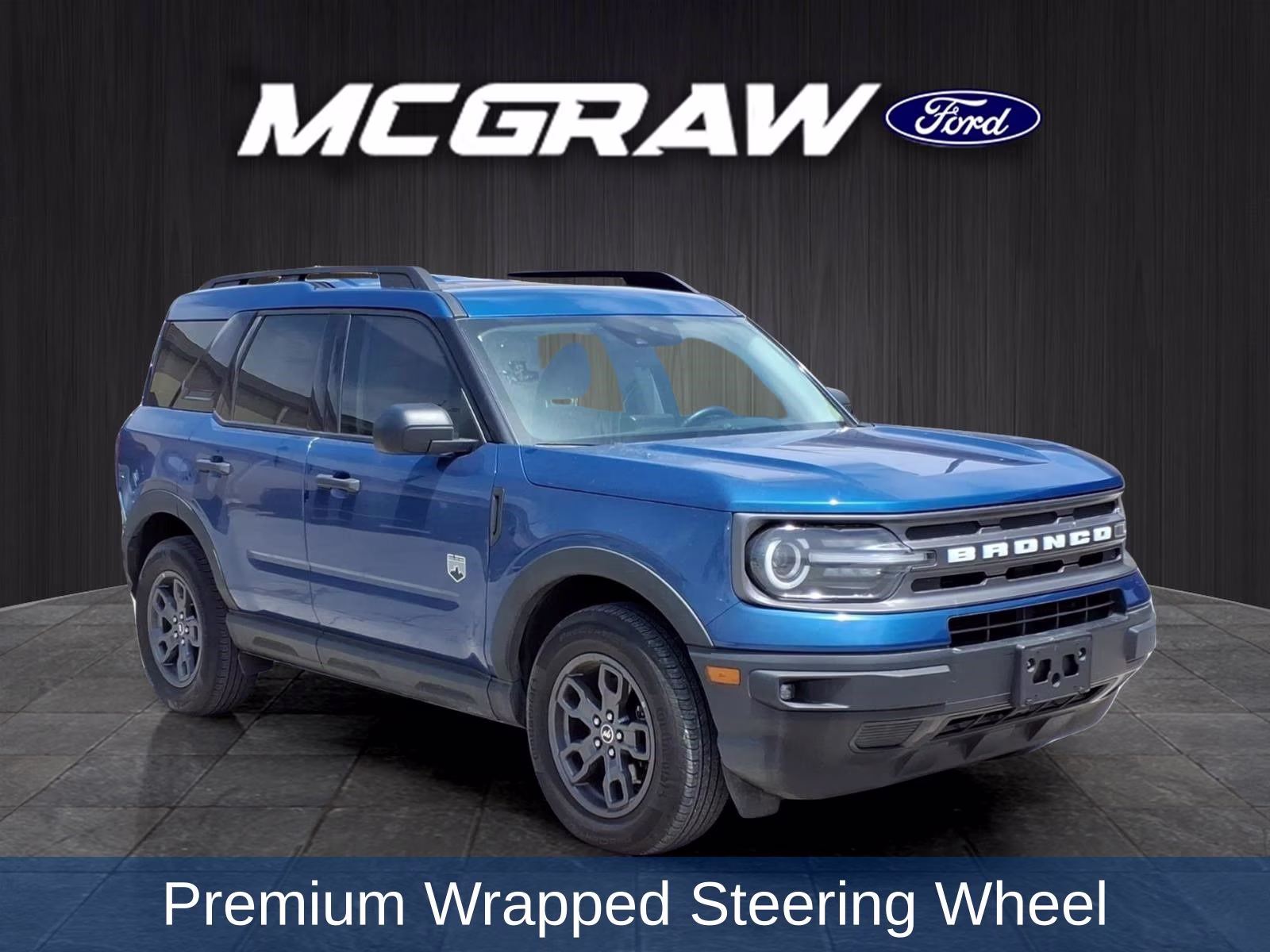 2024 Blue Metallic Ford Bronco Sport Big Bend 4X4 SUV