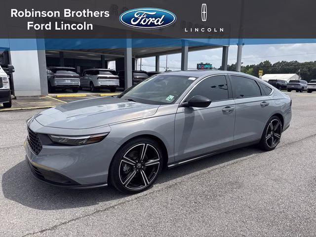 2024 Grey Honda Accord Hybrid Sport FWD Sedan