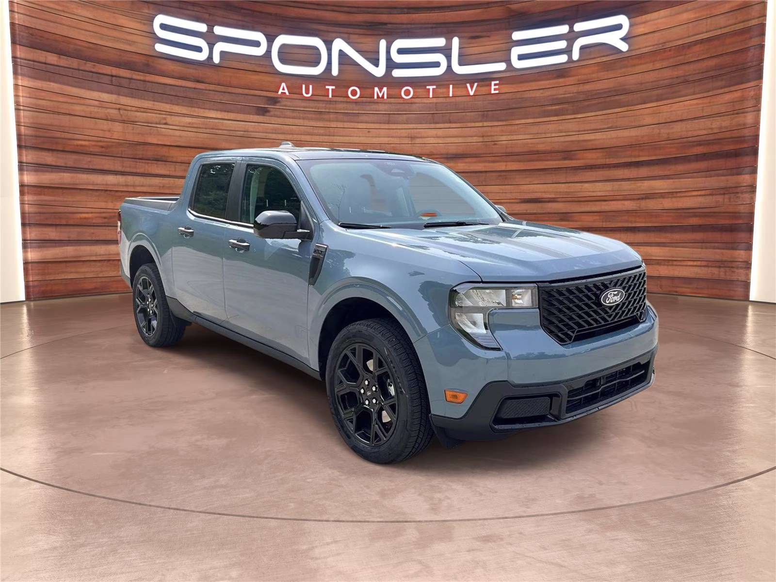 2026 Azure Gray Metallic Tri-Coat Ford Maverick XLT AWD Truck
