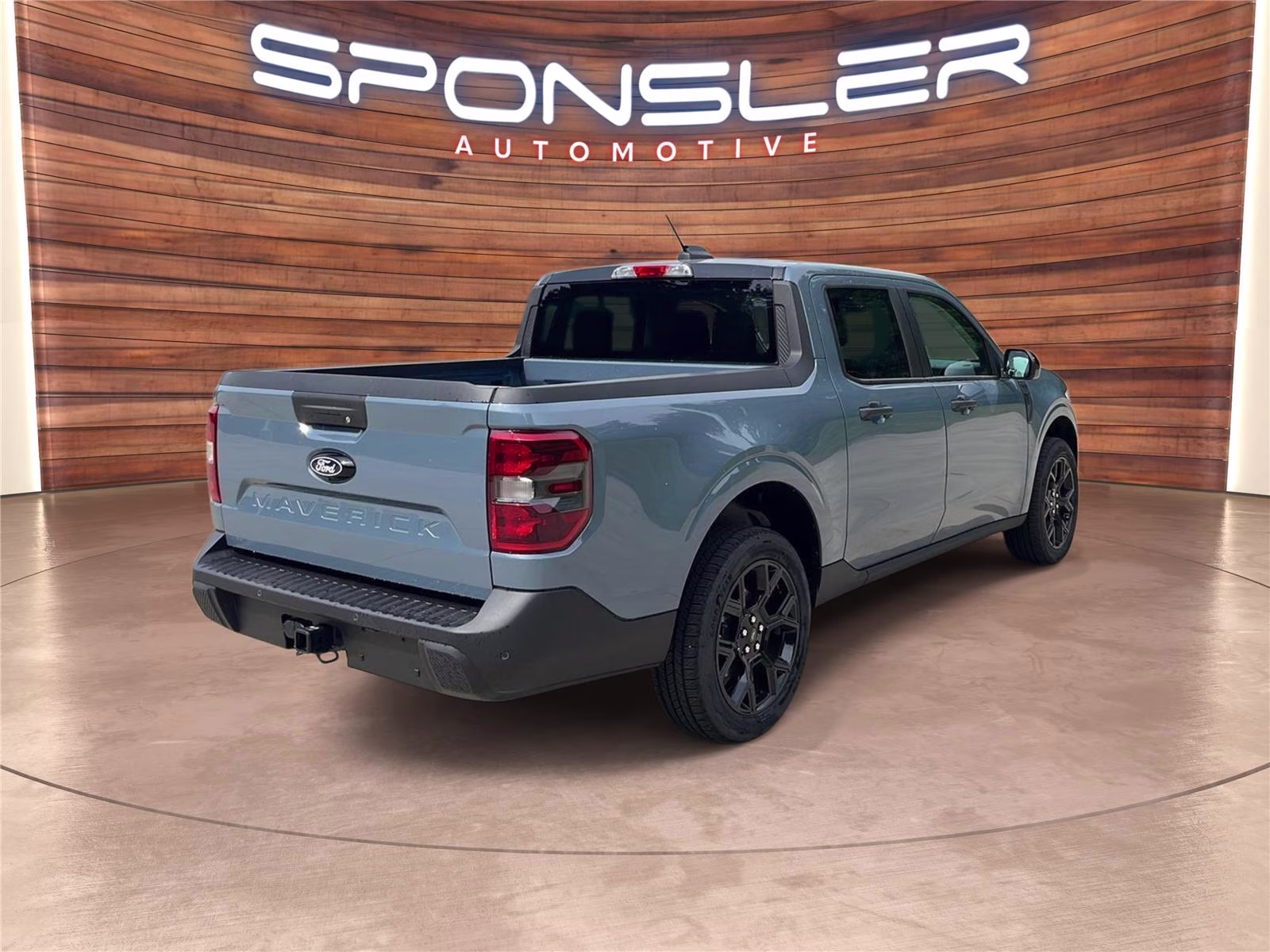 2026 Azure Gray Metallic Tri-Coat Ford Maverick XLT AWD Truck