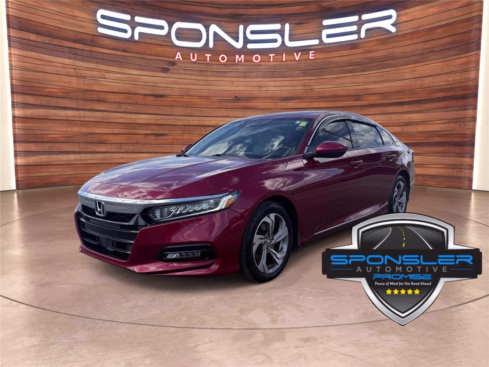 2018 Radiant Red Metallic Honda Accord Sedan EX-L FWD Sedan