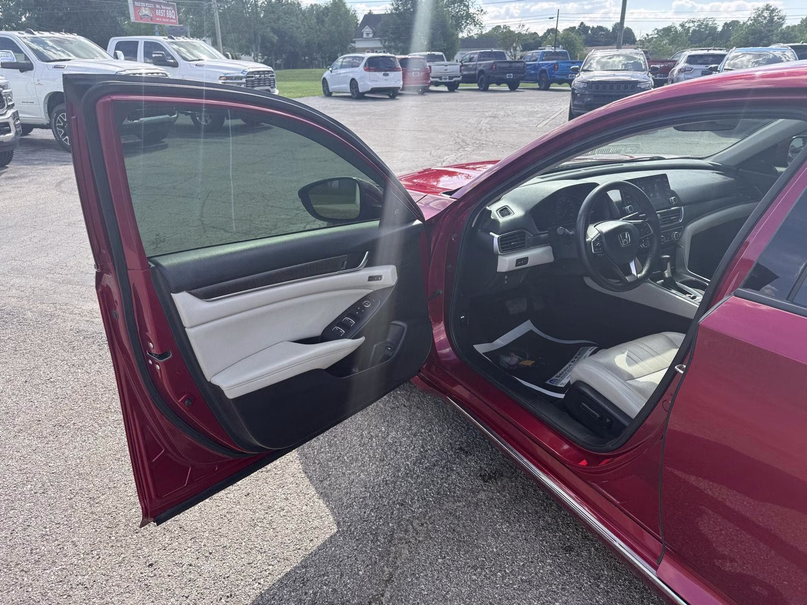 2018 Radiant Red Metallic Honda Accord Sedan EX-L FWD Sedan
