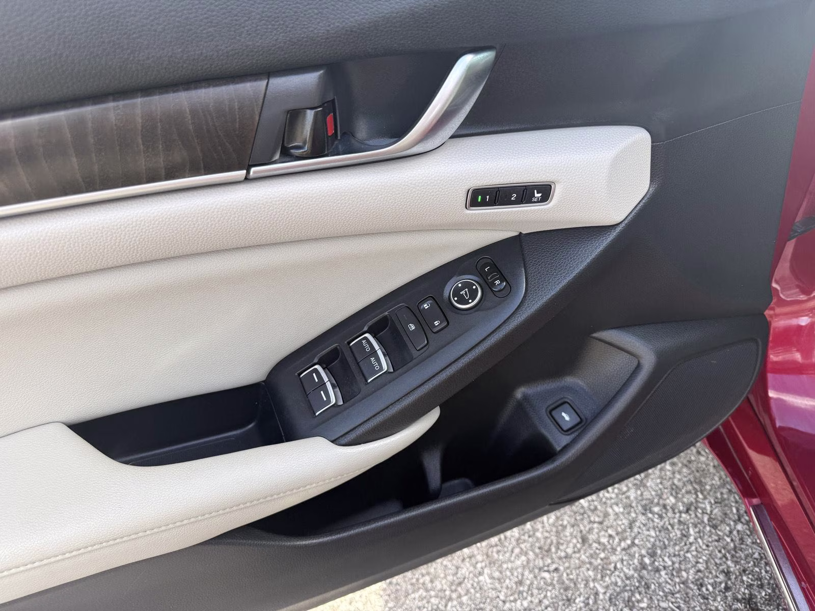 2018 Radiant Red Metallic Honda Accord Sedan EX-L FWD Sedan
