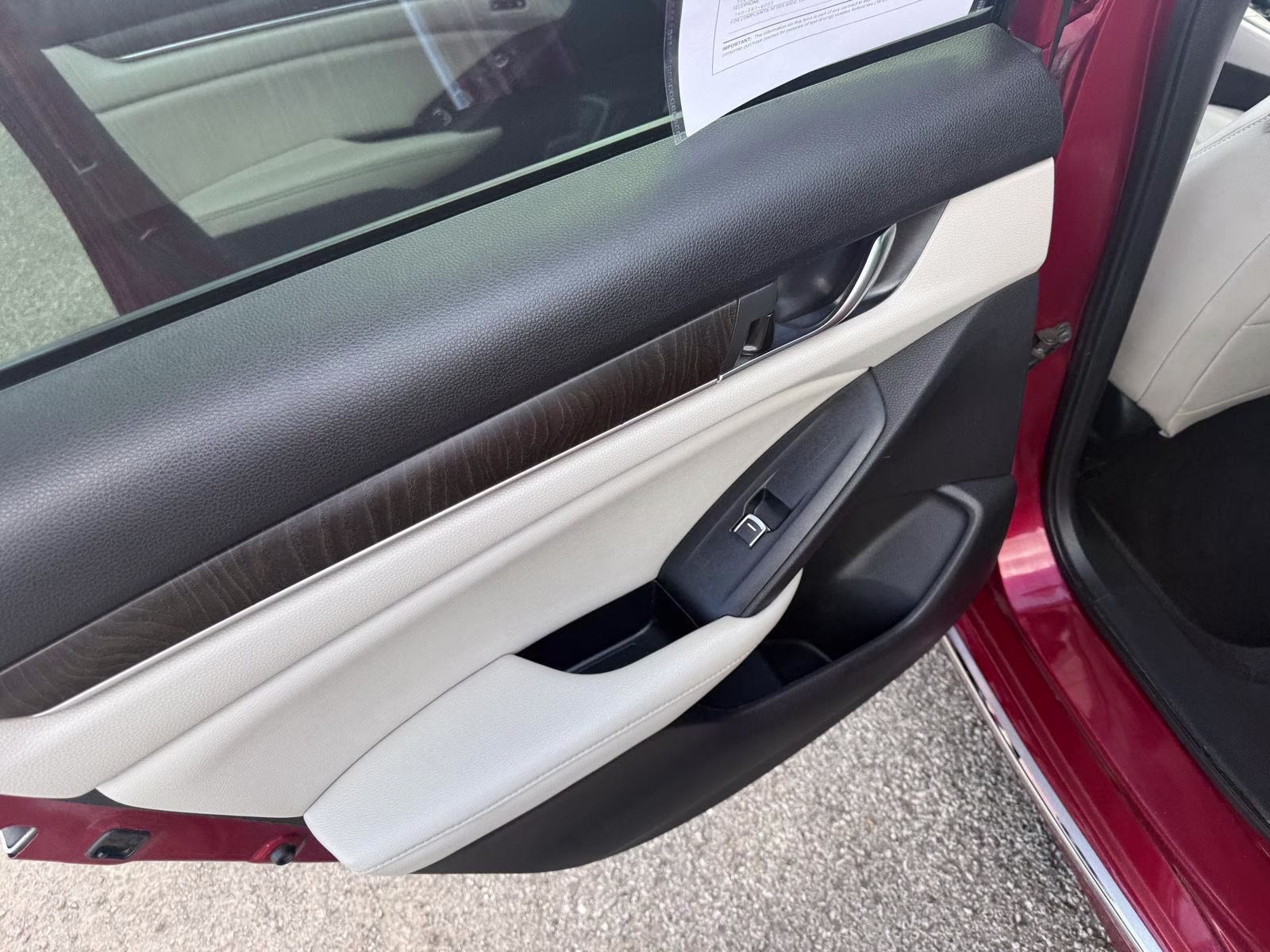 2018 Radiant Red Metallic Honda Accord Sedan EX-L FWD Sedan