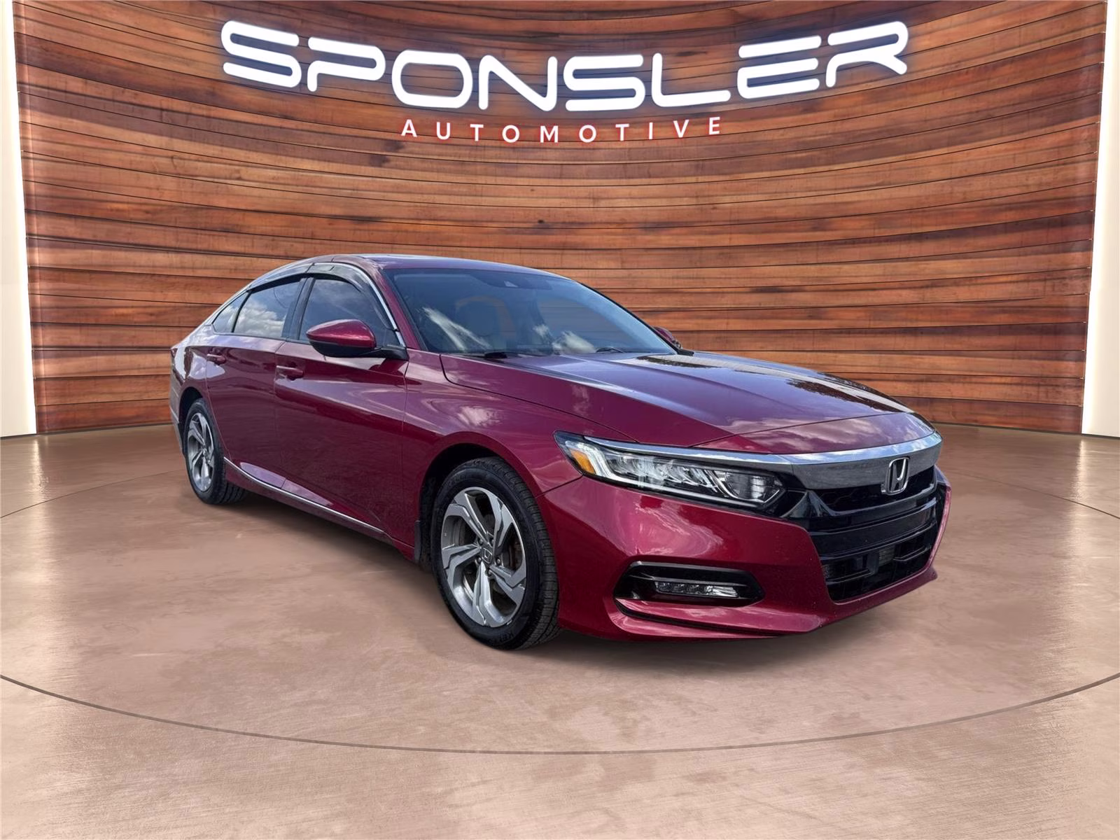 2018 Radiant Red Metallic Honda Accord Sedan EX-L FWD Sedan