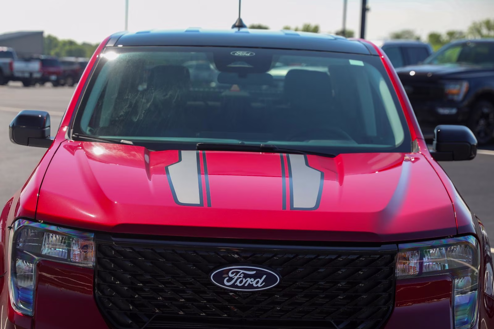 2026 Ruby Red Metallic Tinted Clearcoat Ford Maverick XLT AWD Truck
