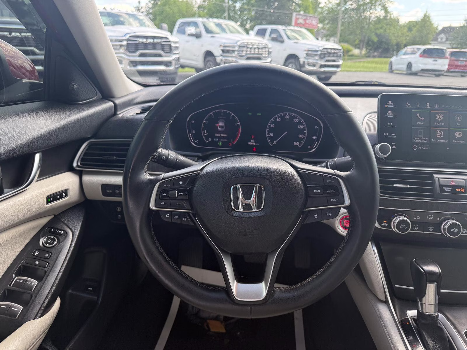 2018 Radiant Red Metallic Honda Accord Sedan EX-L FWD Sedan