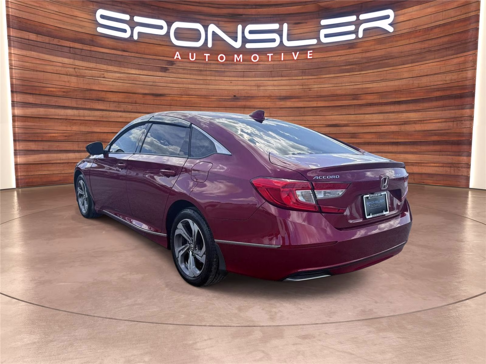 2018 Radiant Red Metallic Honda Accord Sedan EX-L FWD Sedan