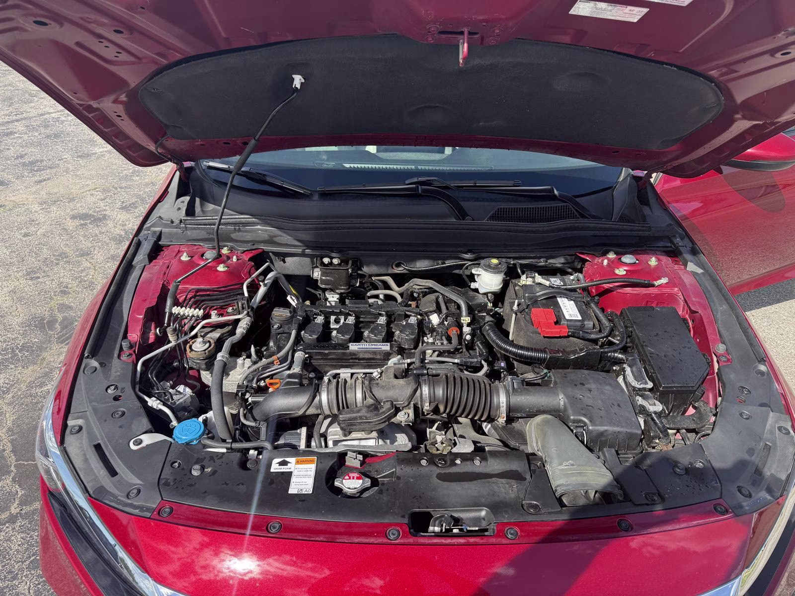 2018 Radiant Red Metallic Honda Accord Sedan EX-L FWD Sedan