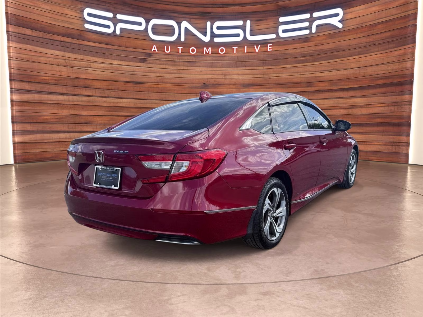 2018 Radiant Red Metallic Honda Accord Sedan EX-L FWD Sedan