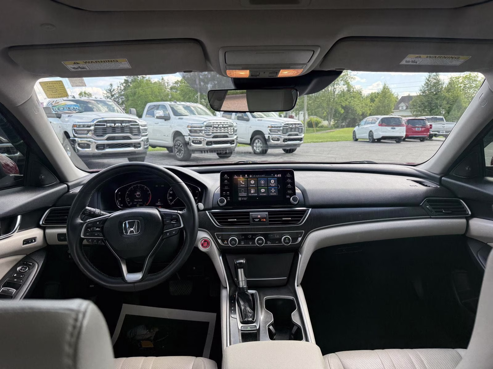 2018 Radiant Red Metallic Honda Accord Sedan EX-L FWD Sedan