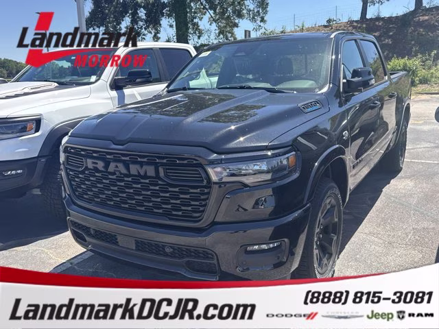 2026 Diamond Black Crystal Pearlcoat Ram 1500 Big Horn RWD Truck