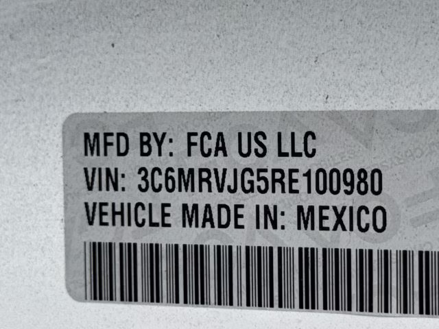 2024 Bright White Clearcoat Ram ProMaster Cargo Van SLT FWD Van