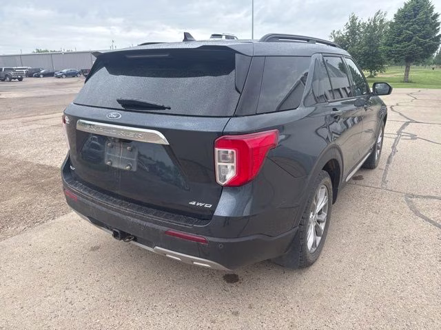 2022 Stone Blue Metallic Ford Explorer XLT 4X4 SUV