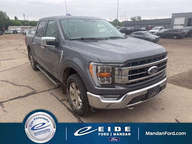 2021 Gray Ford F-150 Lariat 4X4 Truck