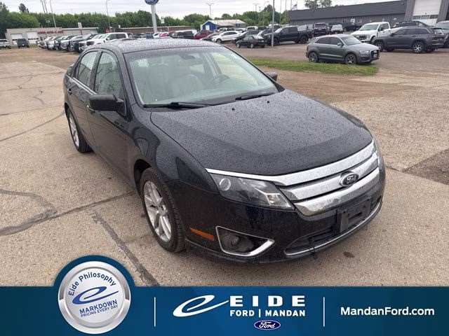 2012 Black Ford Fusion SEL FWD Sedan