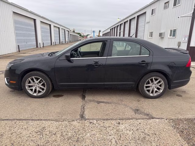 2012 Black Ford Fusion SEL FWD Sedan