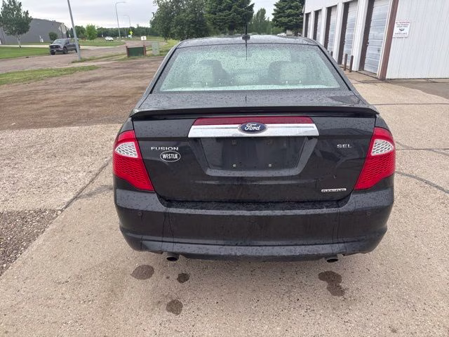 2012 Black Ford Fusion SEL FWD Sedan