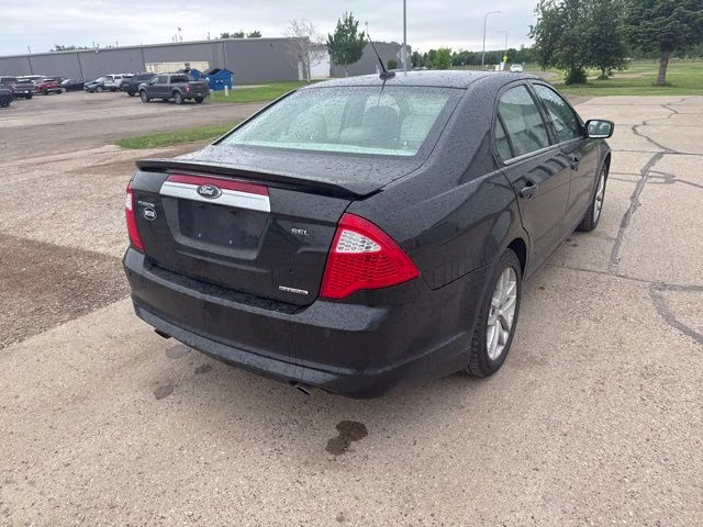 2012 Black Ford Fusion SEL FWD Sedan