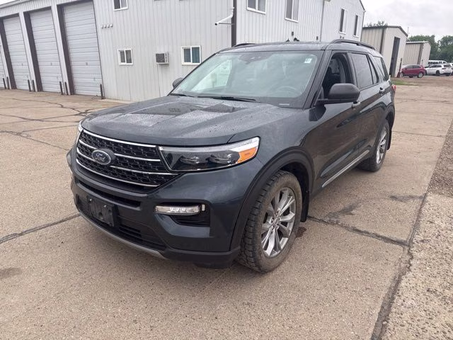 2022 Stone Blue Metallic Ford Explorer XLT 4X4 SUV