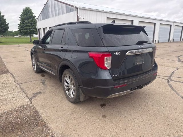 2022 Stone Blue Metallic Ford Explorer XLT 4X4 SUV