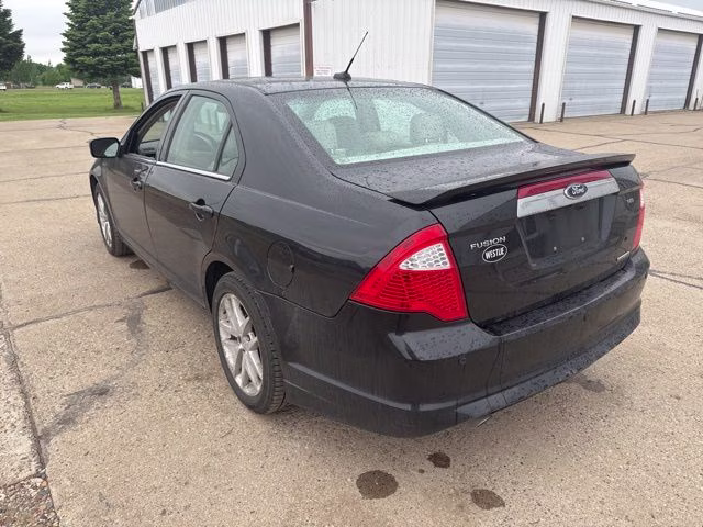 2012 Black Ford Fusion SEL FWD Sedan