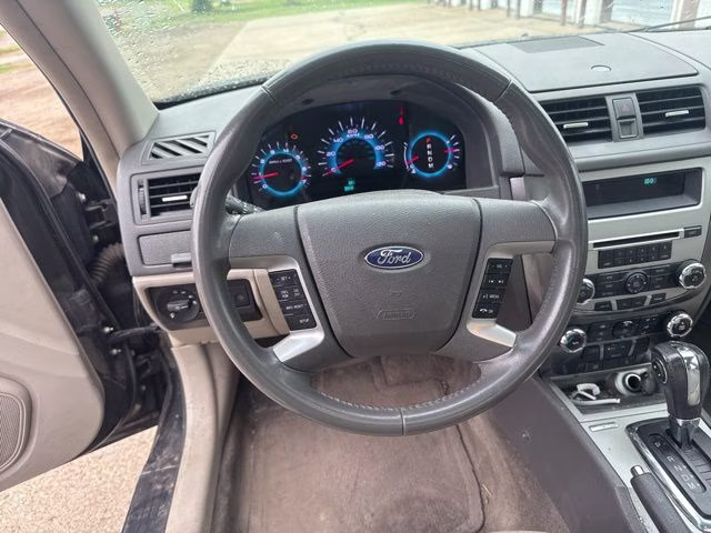 2012 Black Ford Fusion SEL FWD Sedan