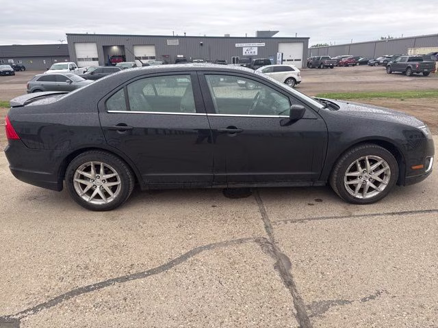 2012 Black Ford Fusion SEL FWD Sedan