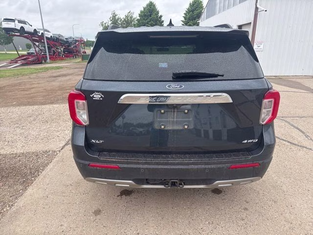 2022 Stone Blue Metallic Ford Explorer XLT 4X4 SUV