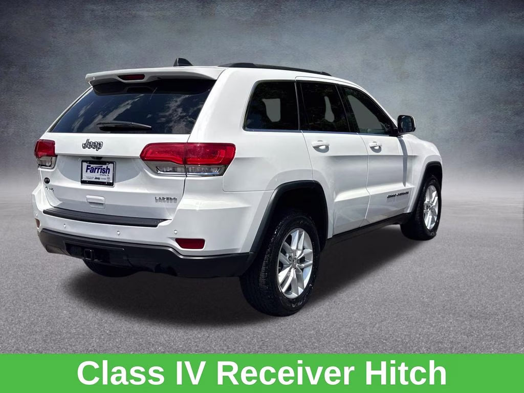 2017 Bright White Clearcoat Jeep Grand Cherokee Laredo 4X4 SUV