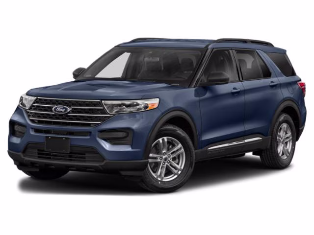 2022 Stone Blue Metallic Ford Explorer XLT 4X4 SUV