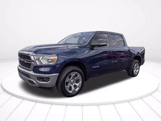 2022 Patriot Blue Pearlcoat Ram 1500 Big Horn/Lone Star 4X4 Truck